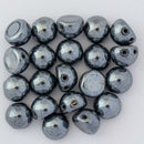 CzechMates - Cabochon Beads 7mm, Hematite