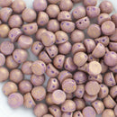 CzechMates - Cabochon Beads 7mm, Pacifica Fig