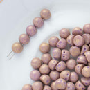 CzechMates - Cabochon Beads 7mm, Pacifica Fig