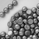 CzechMates - Cabochon Beads 7mm, Saturated Metallic Sharkskin