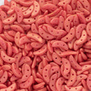 CzechMates - Crescent Beads 3x10mm, Pacifica Strawberry