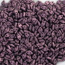 CzechMates - Diamond Beads 4x6.5mm, Metallic Suede - Pink