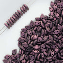 CzechMates - Diamond Beads 4x6.5mm, Polychrome Pink Orchid