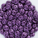 CzechMates - Lentil Beads 6x3mm, Pastel Bordeaux