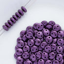 CzechMates - Lentil Beads 6x3mm, Pastel Bordeaux
