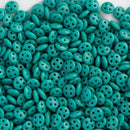 CzechMates - QuadraLentil Beads 6x3mm, Opaque Persian Turquoise