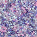 Miyuki Delica Beads Size 11/0 1.6mm, DB-CBMIX33 Ceylon Soft 2