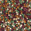 Miyuki Delica Beads Size 11/0 1.6mm, DB-CBMIX46 Autumn Field