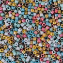 Miyuki Delica Beads Size 11/0 1.6mm, DB-CBMIX50 Frosted Fall Leaves