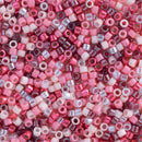 Miyuki Delica Beads Size 11/0 1.6mm, DB-CBMIX57 Pretty Pink