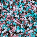 Miyuki Delica Beads Size 11/0 1.6mm, DB-CBMIX63 Ibiza Spring