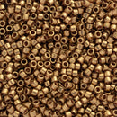 Miyuki Delica Beads Size 11/0 1.6mm, DB022L Metallic Light Bronze