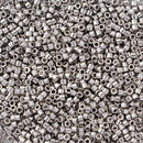 Miyuki Delica Beads Size 11/0 1.6mm, DB038 Plated Palladium