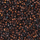 Miyuki Delica Beads Size 11/0 1.6mm, DB1002 Metallic Gold Iris