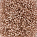 Miyuki Delica Beads Size 11/0 1.6mm, DB1459 Silver Lined Opal Shell