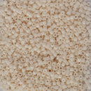 Miyuki Delica Beads Size 11/0 1.6mm, DB1490 Opaque Bisque White