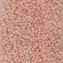 Miyuki Delica Beads Size 11/0 1.6mm, DB1493 Opaque Light Salmon