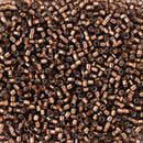 Miyuki Delica Beads Size 11/0 1.6mm, DB150 Silver Lined Root Beer