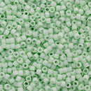 Miyuki Delica Beads Size 11/0 1.6mm, DB1516 Matte Opaque Light Mint