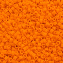 Miyuki Delica Beads Size 11/0 1.6mm, DB1583 Matte Opaque Mandarin