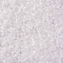 Miyuki Delica Beads Size 11/0 1.6mm, DB201 Ceylon White Pearl