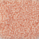 Miyuki Delica Beads Size 11/0 1.6mm, DB206 Opaque Salmon