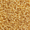 Miyuki Delica Beads Size 11/0 1.6mm, DB2102 Duracoat Opaque Banana