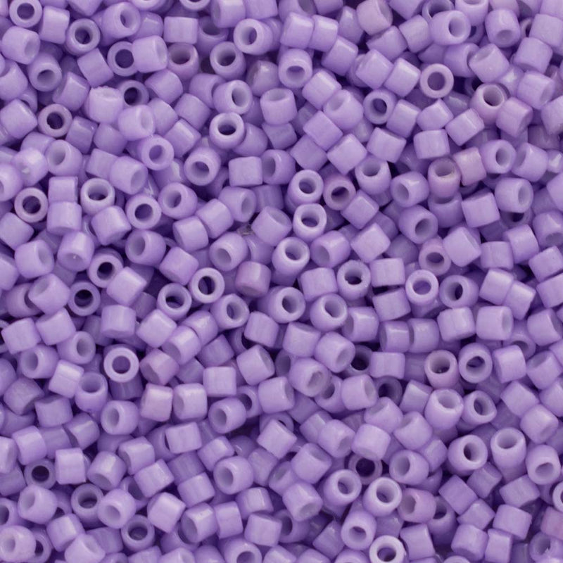 Miyuki Delica Beads Size 11/0 1.6mm, DB2138 Duracoat Opaque Columbine