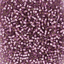 Miyuki Delica Beads Size 11/0 1.6mm, DB2169 Duracoat Silver Lined Lilac
