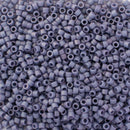 Miyuki Delica Beads Size 11/0 1.6mm, DB2292 Opaque Glazed Frosted Grape