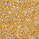 Miyuki Delica Beads Size 11/0 1.6mm, DB233 Ceylon Light Daffodil