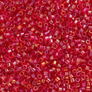 Miyuki Delica Beads Size 11/0 1.6mm, DB2374 Fancy Lined Siam