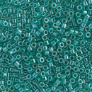 Miyuki Delica Beads Size 11/0 1.6mm, DB238 Ceylon Aqua Green