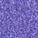 Miyuki Delica Beads Size 11/0 1.6mm, DB249 Ceylon Purple