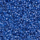 Miyuki Delica Beads Size 11/0 1.6mm, DB285 Color Lined Aqua/Sapphire