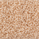 Miyuki Delica Beads Size 11/0 1.6mm, DB353 Opaque Matte Antique Beige