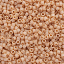 Miyuki Delica Beads Size 11/0 1.6mm, DB389 Matte Opaque Light Terracotta