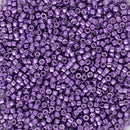 Miyuki Delica Beads Size 11/0 1.6mm, DB430 Galvanized Dark Lilac