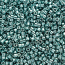 Miyuki Delica Beads Size 11/0 1.6mm, DB432 Galvanized Peacock Blue Dyed