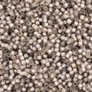 Miyuki Delica Beads Size 11/0 1.6mm, DB630 Dyed Silver Lined Light Taupe Alabaster