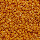 Miyuki Delica Beads Size 11/0 1.6mm, DB651 Dyed Opaque Squash