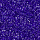 Miyuki Delica Beads Size 11/0 1.6mm, DB707 Transparent Cobalt