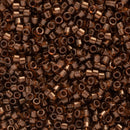 Miyuki Delica Beads Size 11/0 1.6mm, DB715 Transparent Taupe