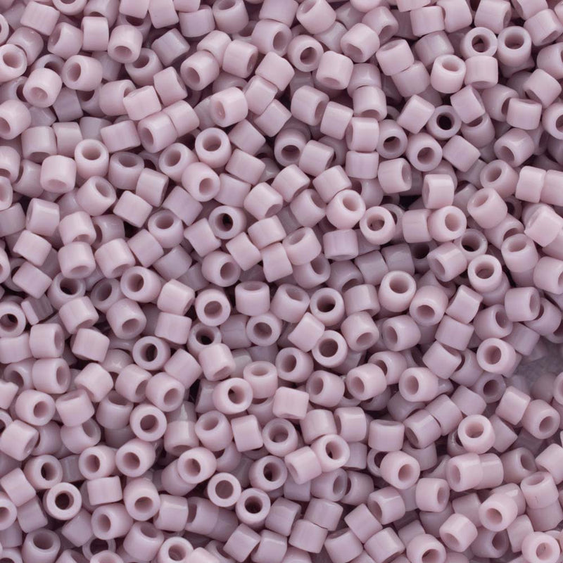 Miyuki Delica Beads Size 11/0 1.6mm, DB728 Opaque Lilac