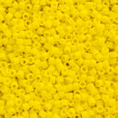 Miyuki Delica Beads Size 11/0 1.6mm, DB751 Matte Opaque Yellow