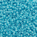 Miyuki Delica Beads Size 11/0 1.6mm, DB755 Matte Opaque Light Blue