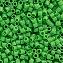 Miyuki Delica Beads Size 10/0 2.2mm, DBM724 Opaque Green