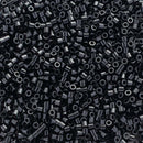 Miyuki Delica Beads Size 15/0 1.3mm, DBS010 Opaque Black
