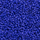 Miyuki Delica Beads Size 15/0 1.3mm, DBS726 Opaque Cobalt