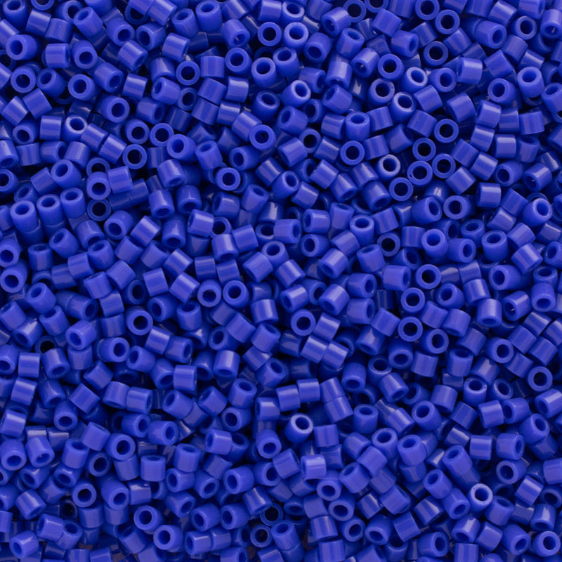 Miyuki Delica Beads Size 15/0 1.3mm, DBS726 Opaque Cobalt